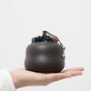 Small sealed ceramic tea canister, moisture-proof Japanese-style storage canister