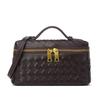 Woven Box Bag Women'S Bag New Year'S Woven Fashion Portable Retro Lunch Box Bag One Shoulder Messenger Bag