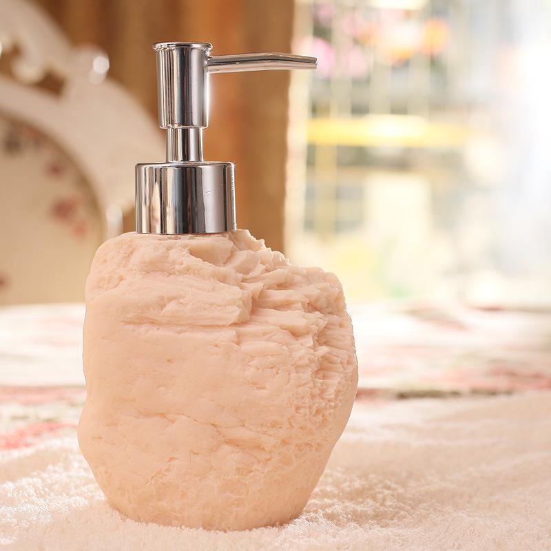 Luxuriöse Keramik-Druckflasche für Handseife, Shampoo und Duschgel