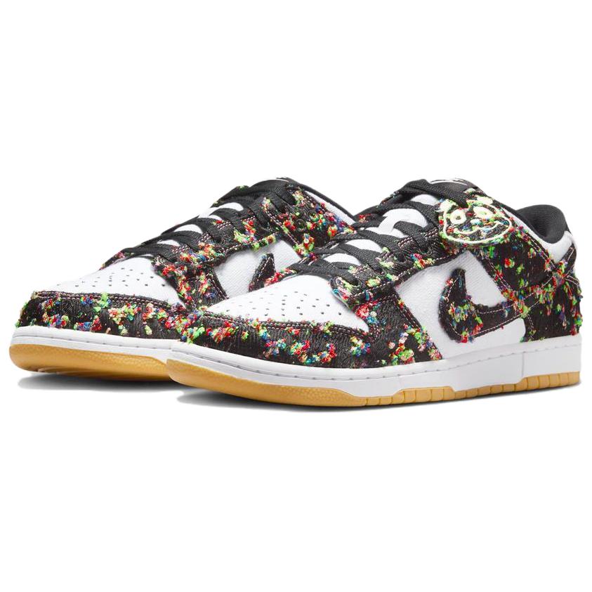 Nike Dunk Low Panda-Monium Pack - White Black Multi-Color Unisex Sneakers Gum-Yellow IB2263-100