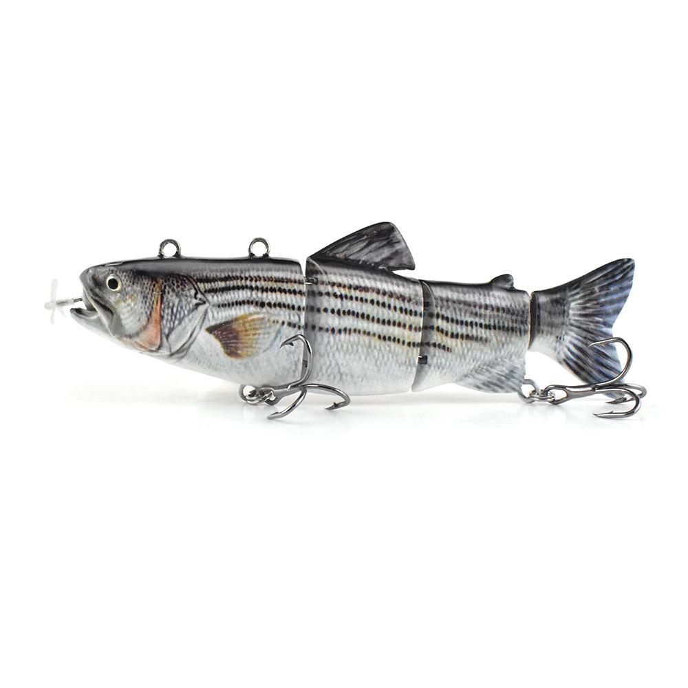 Esca Intelligente Automatica da Nuoto 130mm 35g: Robot Pesce Elettronico con Elica