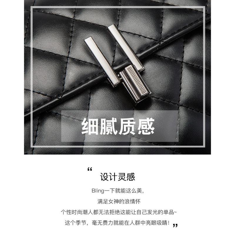 Bag New Women's Bag Rhombus Chain Bag Fashion Versatile Shoulder Crossbody Bag Shoulder Bag Small Bag