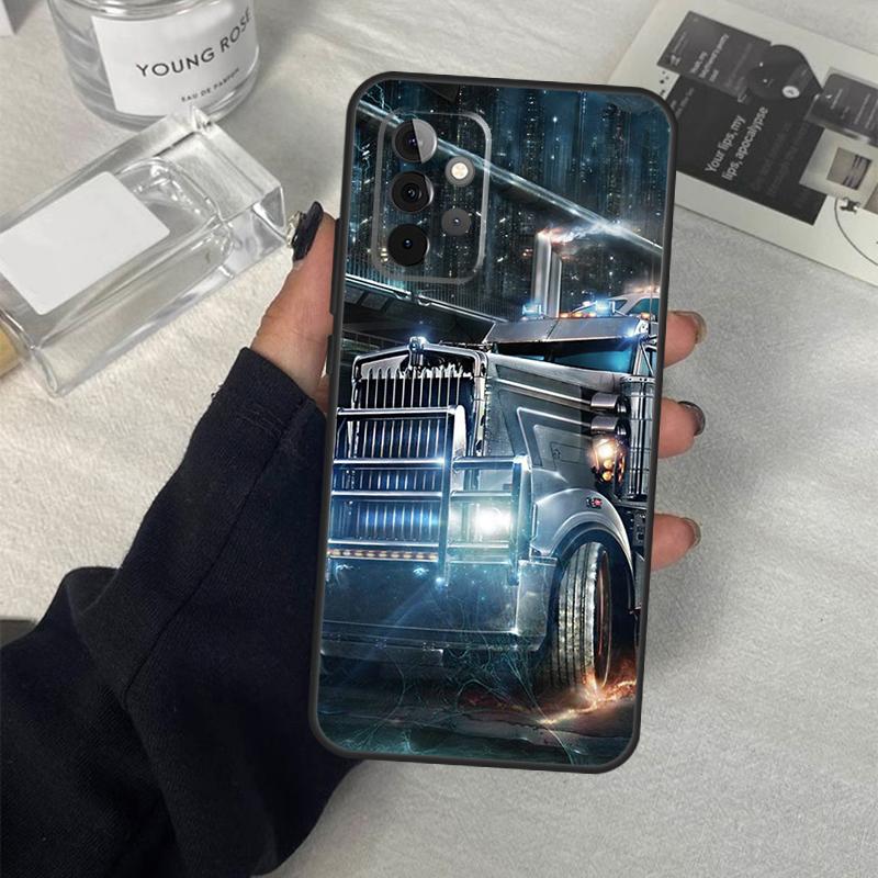 Cool Heavy Truck Car Case For Samsung Galaxy A55 A35 A15 A52 A32 A12 A16 A26 A36 A56 A53 A33 A13 A14 A34 A54 A17