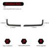 Carbon Fiber Center Console Dashboard Side Air Vent AC Outlet Cover Trim Interior Accessories Compatible with Chevy Suburban SUV 2020-2023,for GMC