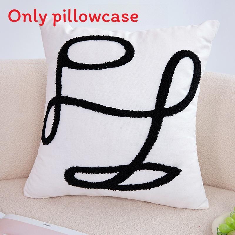 Flower Zebra Checkered Line Tiger Pattern Plush Cushion For Bedroom Lounge And