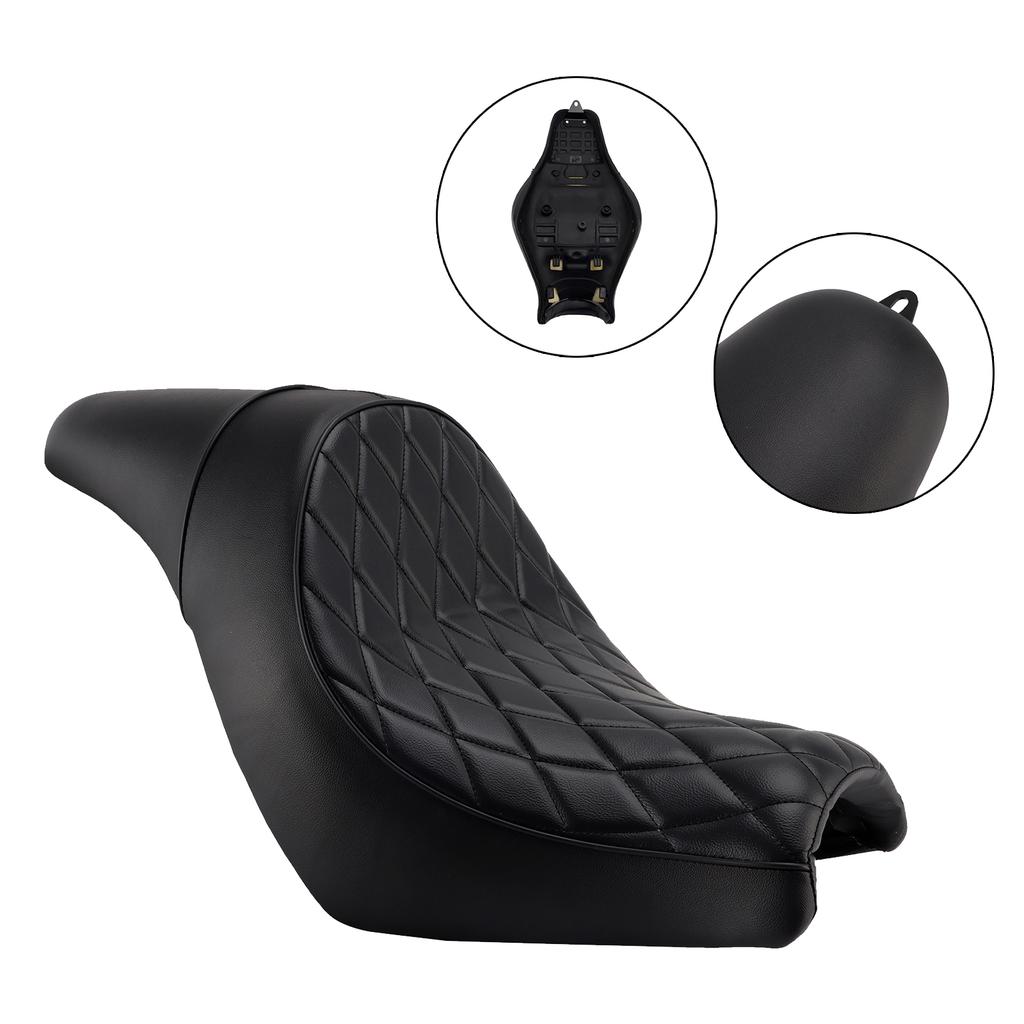 Front Raider Seat Driver Cushion Pu Fit Black For Kawasaki Vulcan S En650 15-25