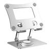 360° Rotating Metal iPad Stand for Desktop - Adjustable Height for Painting, Gaming, and Learning