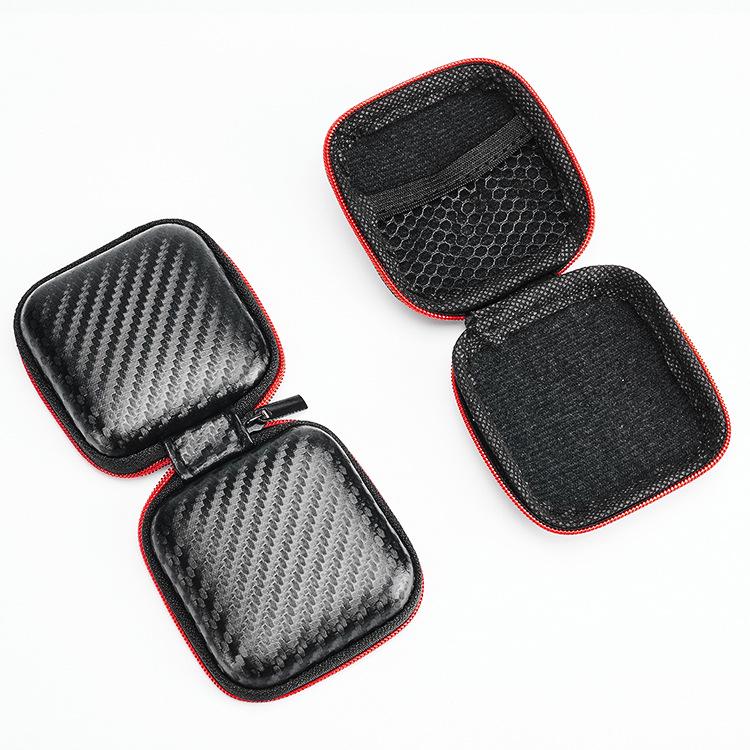 Digital Accessories Storage Box - Square EVA Organizer for U Disk, SD Card, and Earphones