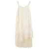 Sancai Jacquard Asymmetric A-Line Maxi Dress
