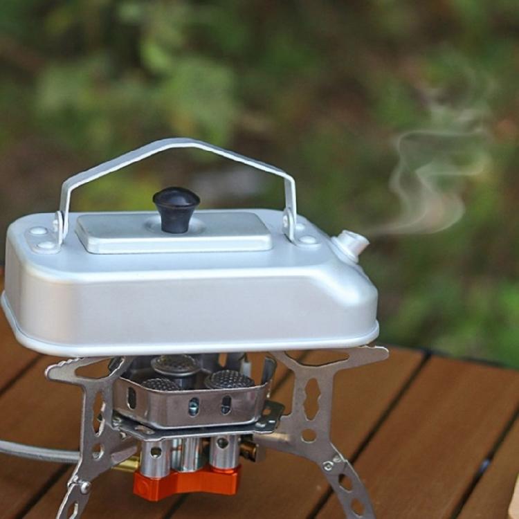 Corrosions Resistant Aluminum Kettle Foldable Handle Teapot Quick Heating Water Pots Portable Cooking Vessel for Hiking