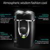 FS711 Men'S Double Head Shaver Double Floating Razor Independent Floating Shaving & Hair Removal Men Gift (Retractable US Plug)