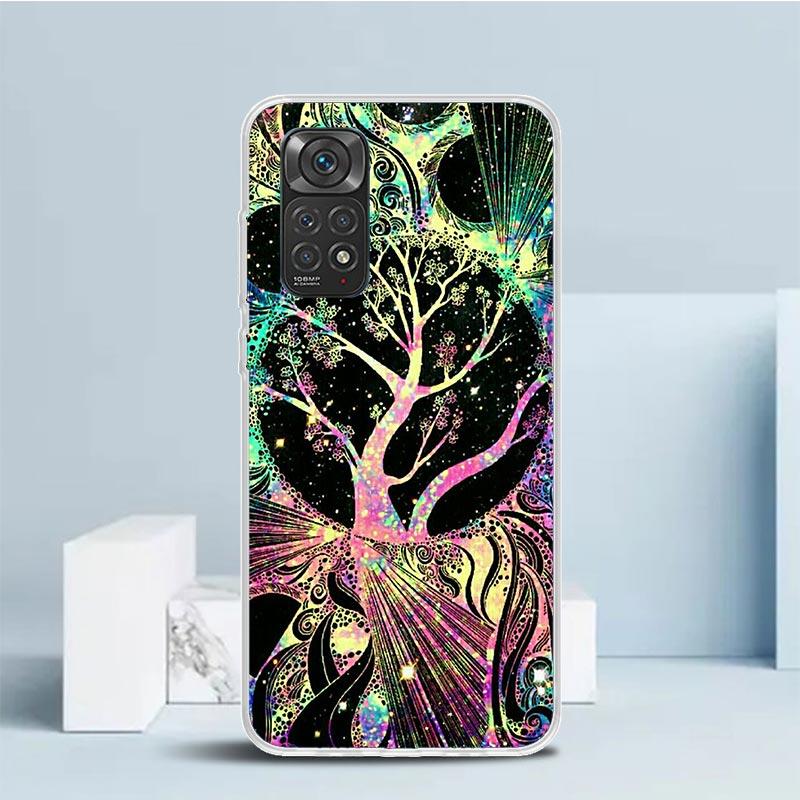 Mandala Sunflower Mandala Phone Case For Xiaomi Redmi Note 15 14 14S 13 12S 12 Pro Plus 11S 11 11T 11E 10S 10 + Soft TPU Back Co
