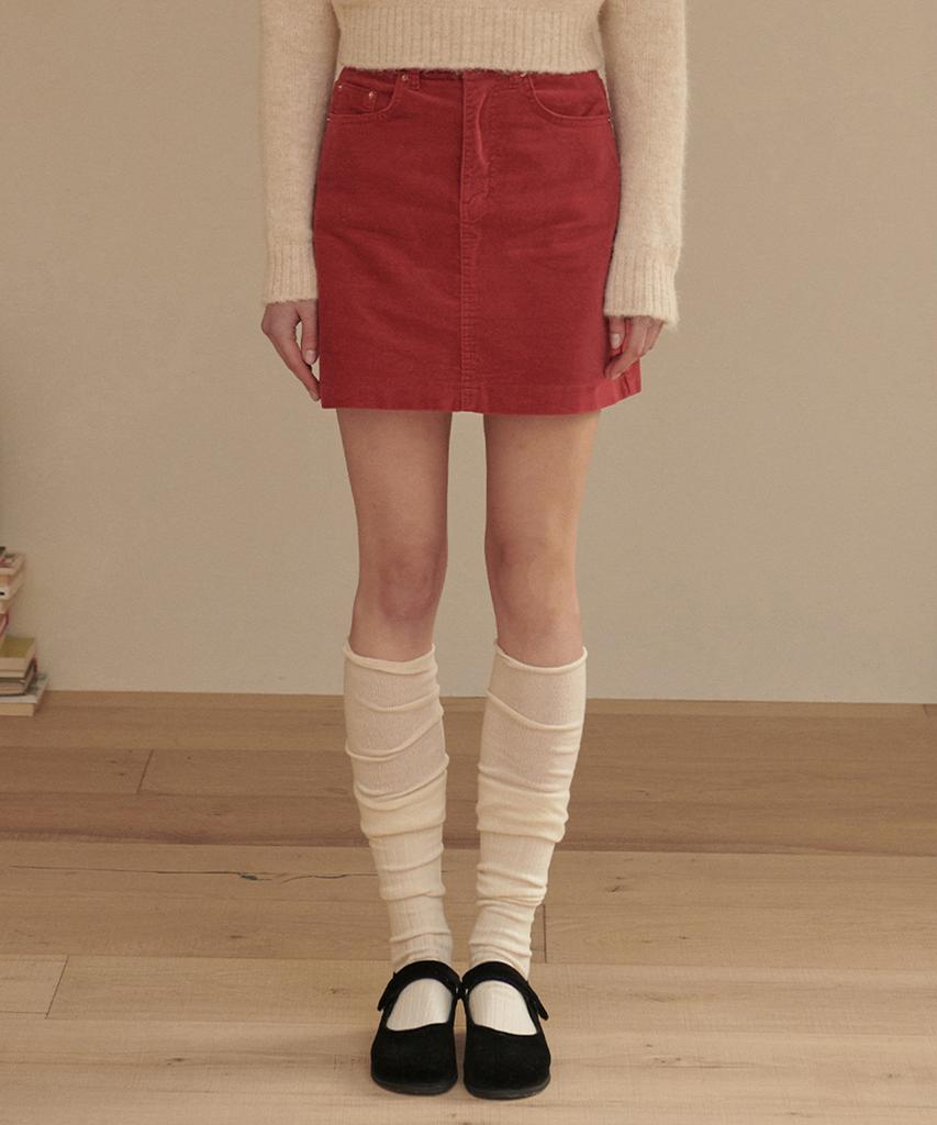 Pandora Fit [Skirt] Blur Skirt Wine