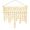 Wooden Holiday & Birthday Calendar Hanging Tags