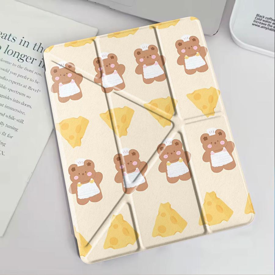Tablet Case For iPad Pro 11th 10th 9th 8th 7th 12.9inch Pro 2025 Air 4 5 M3 M2 1 2 M4 11inch Mini 6 7 Holder Cover Bear Making