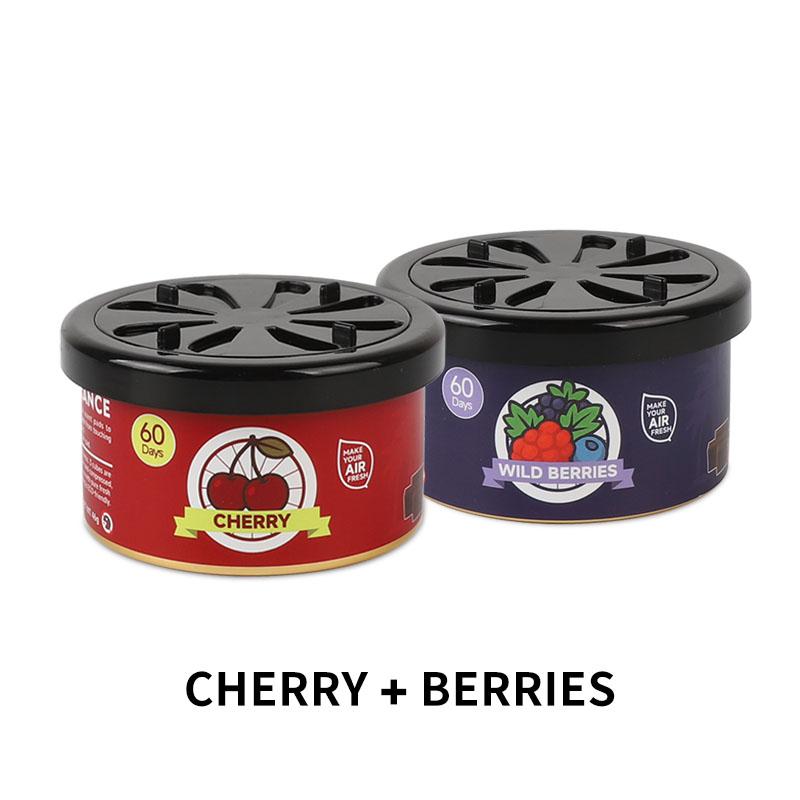 Cherry scented Car air freshener automobile perfume wood block essential oil diffusion fragrance long-lasting  elimination odor