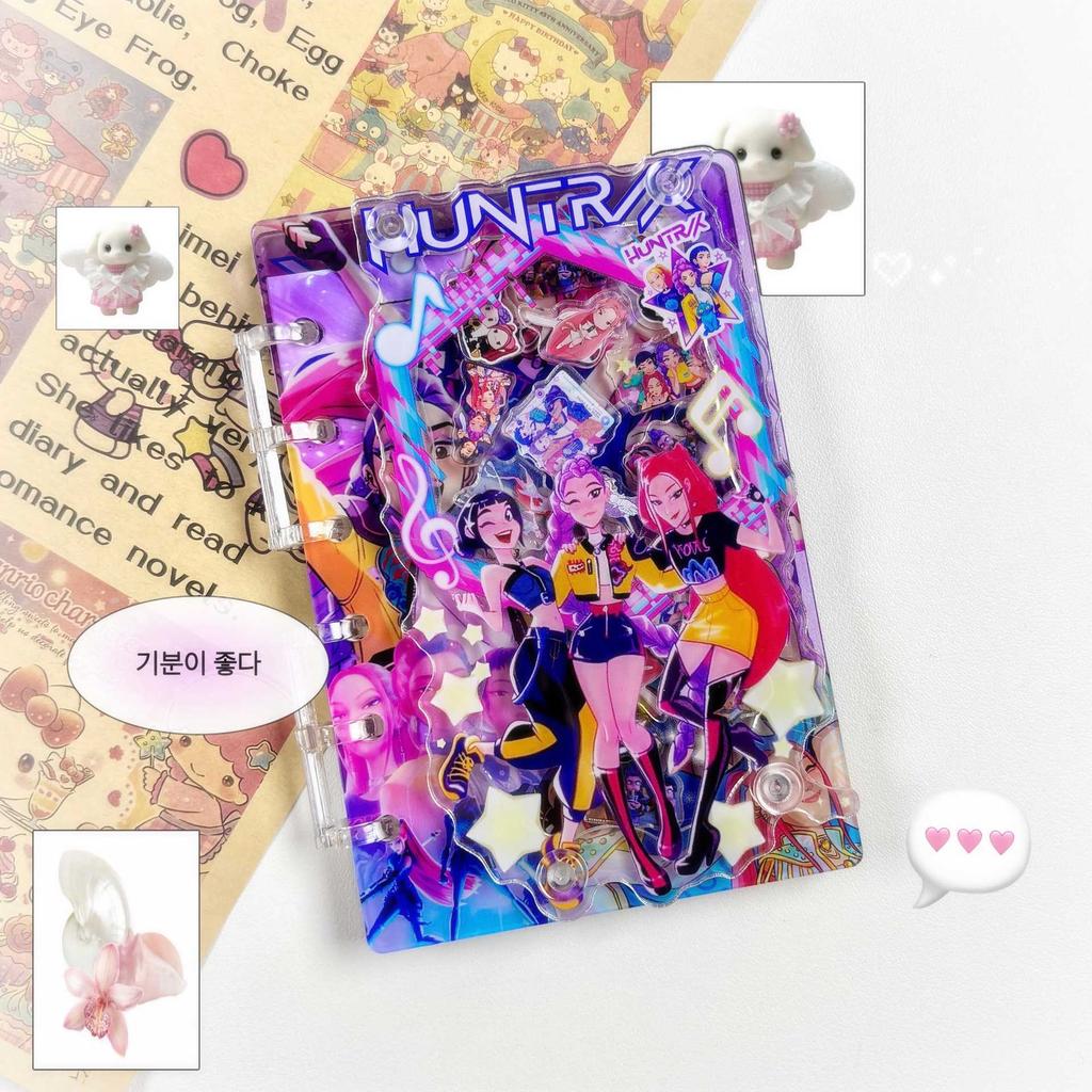 Kpop Demon Hunter Notebook Huntrix Party Favors Demon Hunter K Pop Birthday Gifts Stationery Accessories Diary Notebook