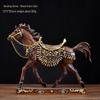 Luxurious Resin Running Horse Ornament for Home or Office Decor