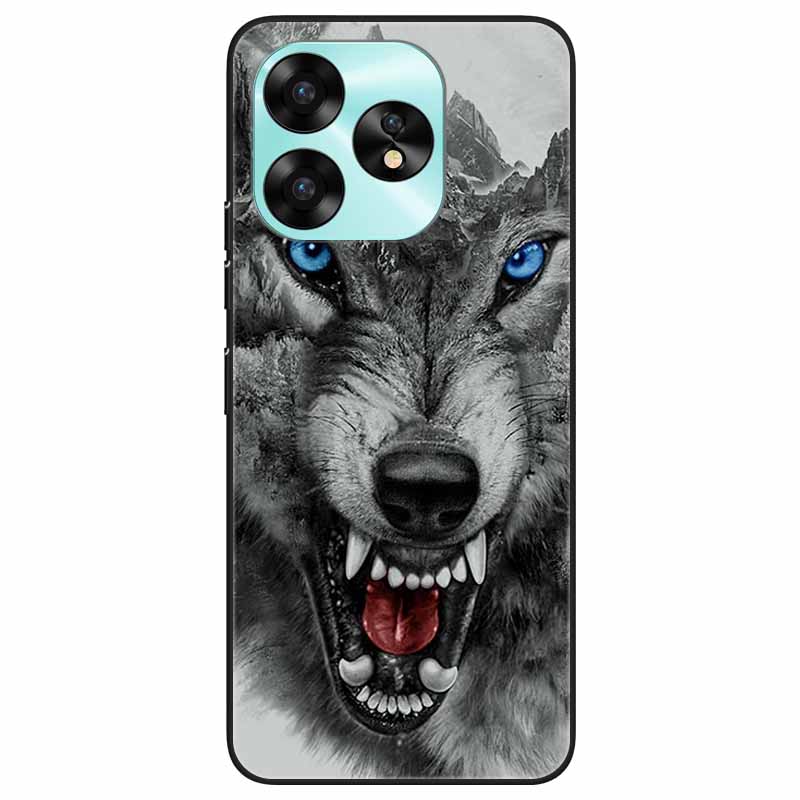 For UMIDIGI G5A Case Shockproof Silicone Protect Soft TPU Coque for UMIDIGI G5 G 5 Mecha Phone Covers G 5A Wolf Lions Painted