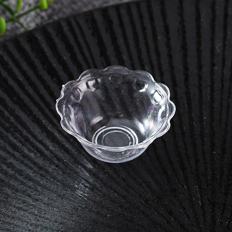 3Pcs Dollhouse Mini Bowl Miniature Food Play Scene Decoration Model Dollhouse Kitchen Furniture Accessories