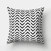 White Black Geometric Cushion Cover x Pillowcase Sofa  Decor  Polyester Home