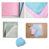 5 Pieces Of Microfiber Glass Cleaning Cloth Lint-free Window Car Kitchen Mirror No Trace Reusable Fish Scale Cloth Polishing