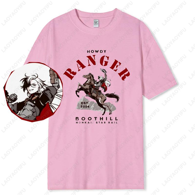 Boothill Themed Honkai Star Rail Tshirt Western Anime Otaku Unisex Cotton Tops Gift Men Women Fashion Summer Cool Hipster Tees