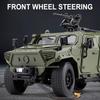 Large Size 1:18 Dongfeng Mengshi Car Model Toy Doors Opened Alloy Body Rubber Tires Military Off-Road Vehicles Gifts for Kids
