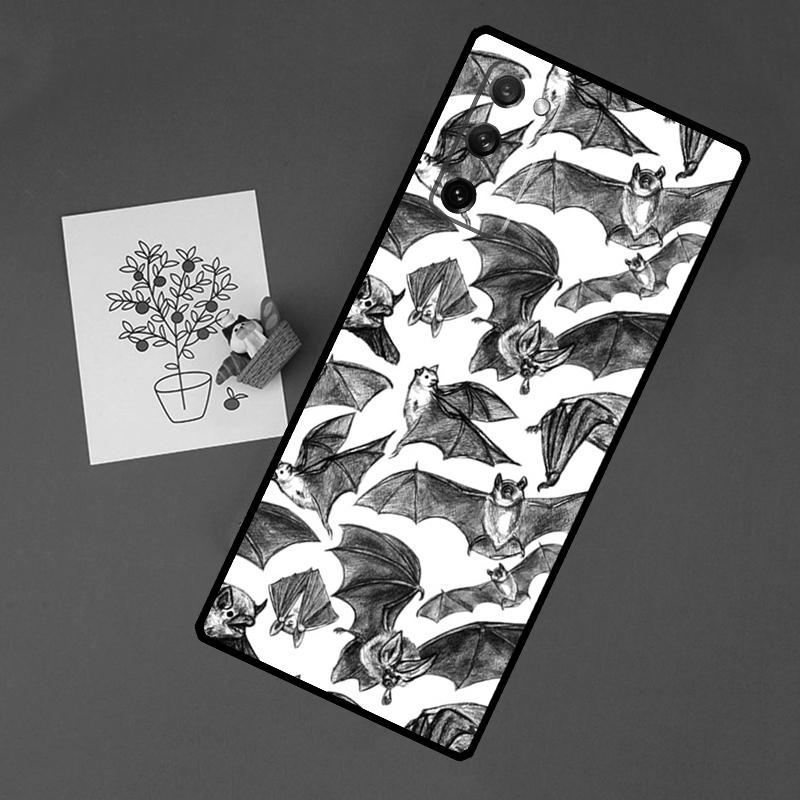 Halloween Bat Phone Case For Samsung Galaxy S25 Ultra S9 S10 S20 S21 S22 Plus S24 FE S23 Ultra Back Cover