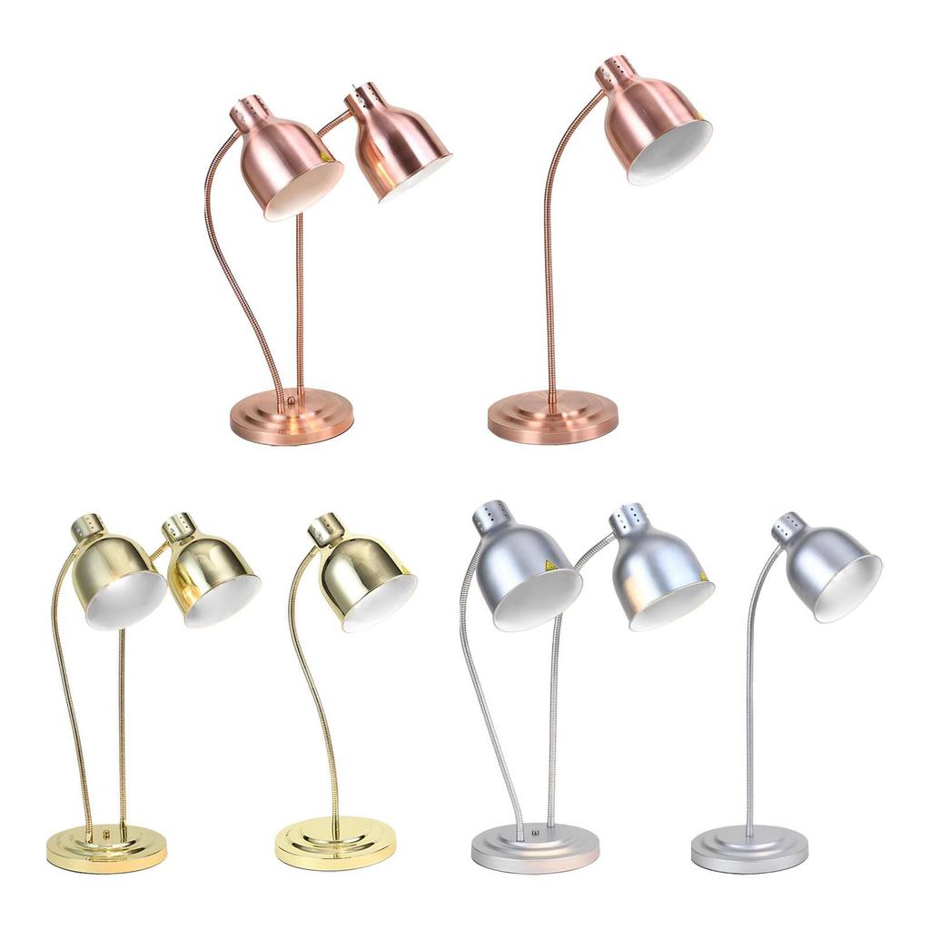 Food Warmer Lamp Catering Heating Lamp Steady Heating Freestanding Food Heat Lamp for Cafeteria Catering Chicken Kitchen Buffet