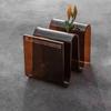 Design Einfacher Couchtisch Sofa Beistelltisch Einzigartiger Multifunktions-Transparenter Couchtisch Eckschrank Neuble Heim Möbel