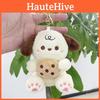 Adorable Plush Cookie Bear Keychain And Bag Charm Soft Toy For Kids And Adults