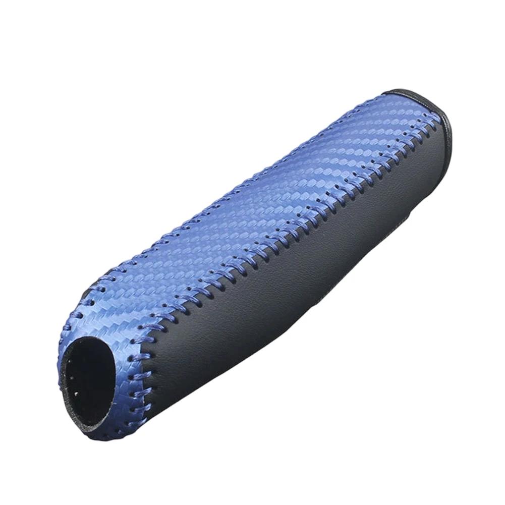 Universal Auto Anti-Skid Hand Brake Cover Car Interior Accessory Microfiber Leather Car Gears Handbrake Cover Protective Sleeve