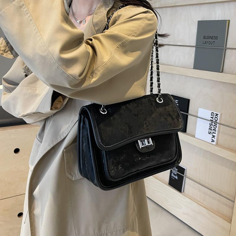 Stylish Small Chain Bag Women Autumn Winter 2023 New Shoulder Crossbody Bag