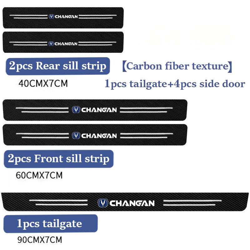 Doorsill Protective Sticker Tape For Changan CX70 CS55 CS75 Plus CS35 CS95 Filter Bunper CS15 Alsvin Eado CX20 car Accessories