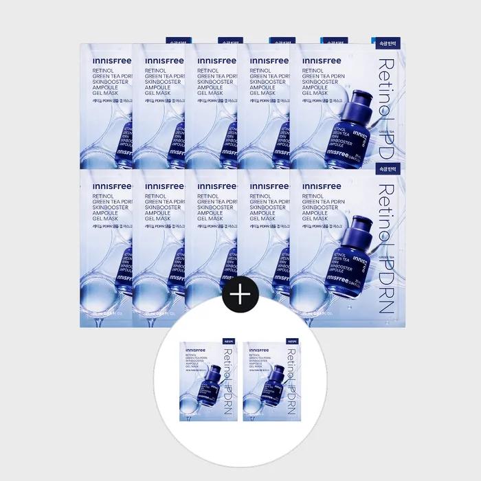 Retinol PDRN Ampoule Gel Mask 10 Sheets (+2 Free Sheets)