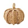 Hand-woven Pumpkin Balls, Straw-woven Home Living Room Decorations, Twisted Pattern Pumpkin Ornaments.