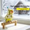 Warm Winter Parrot Cloak Windproof Bird Flight Suit Pet Birds Outerwear  for Cockatiel Greys