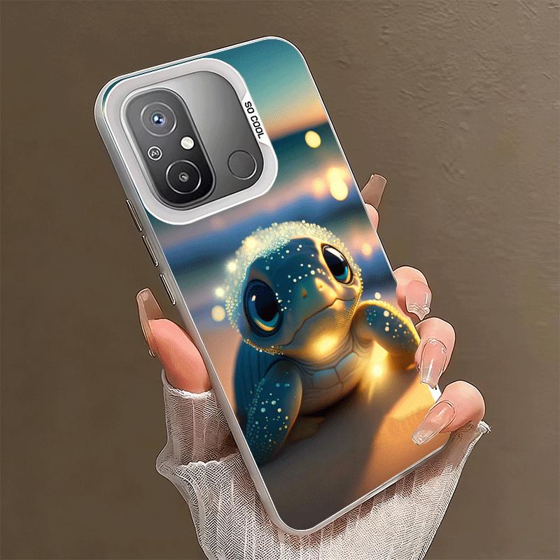 Cartoon Ocean Sea Turtle Shockproof Phone Case for Xiaomi Poco X7 X6 X5 X3 Pro F7 Ultra M8 Redmi 15C 15 14C 13C 12C 10C 13 12 10