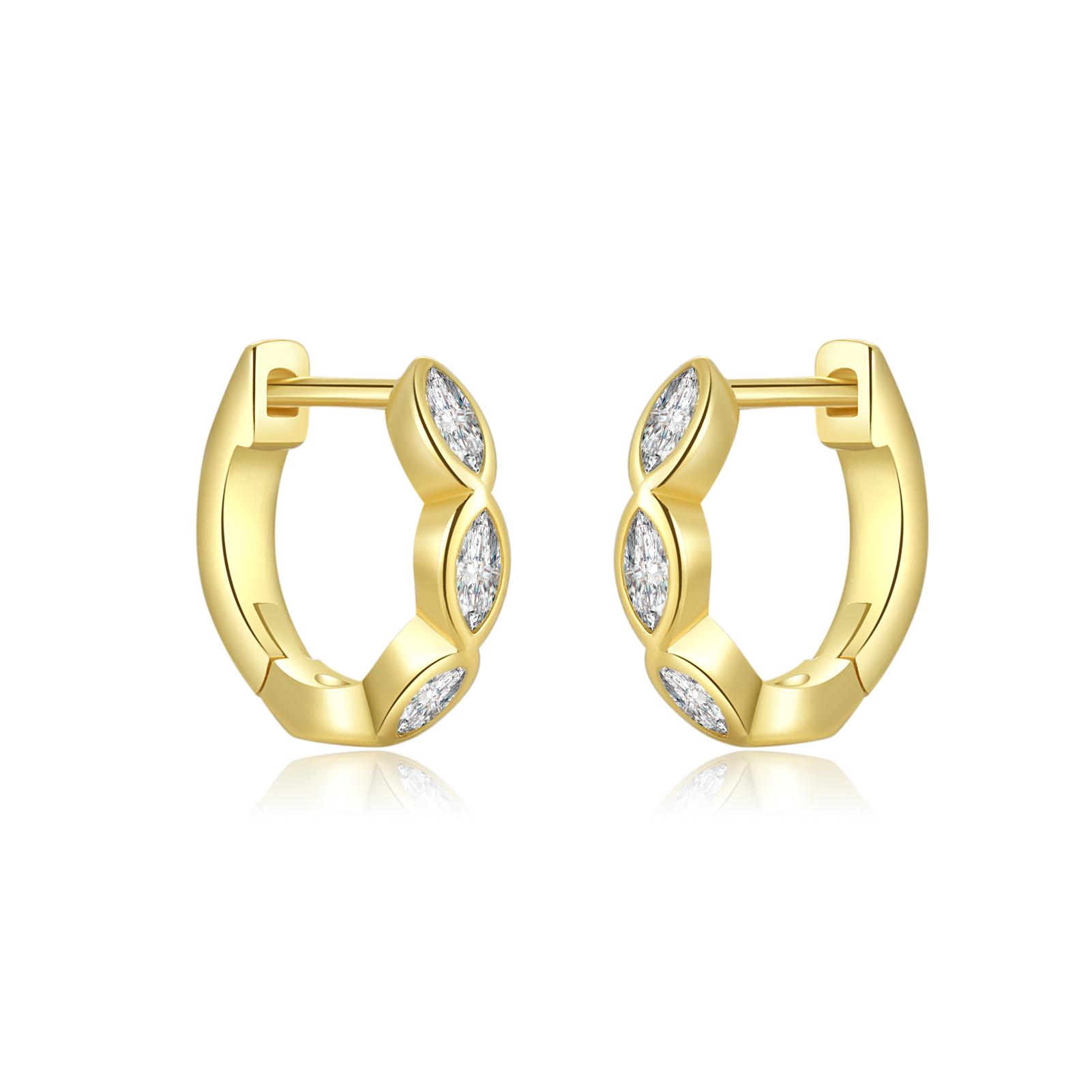 

ANDYWEN 1 пара 100% стерлингового серебра 925 пробы, золота 9 мм, клипсы для сережек в стиле рок-панк, круглые зажимы для пирсинга, 2023, ювелирные изделия M