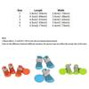 Breathable Dog Mesh Shoes Soft Summer Dog Shoes Anti Slip Dog Shoes for 4PCS/SET Spring Summer