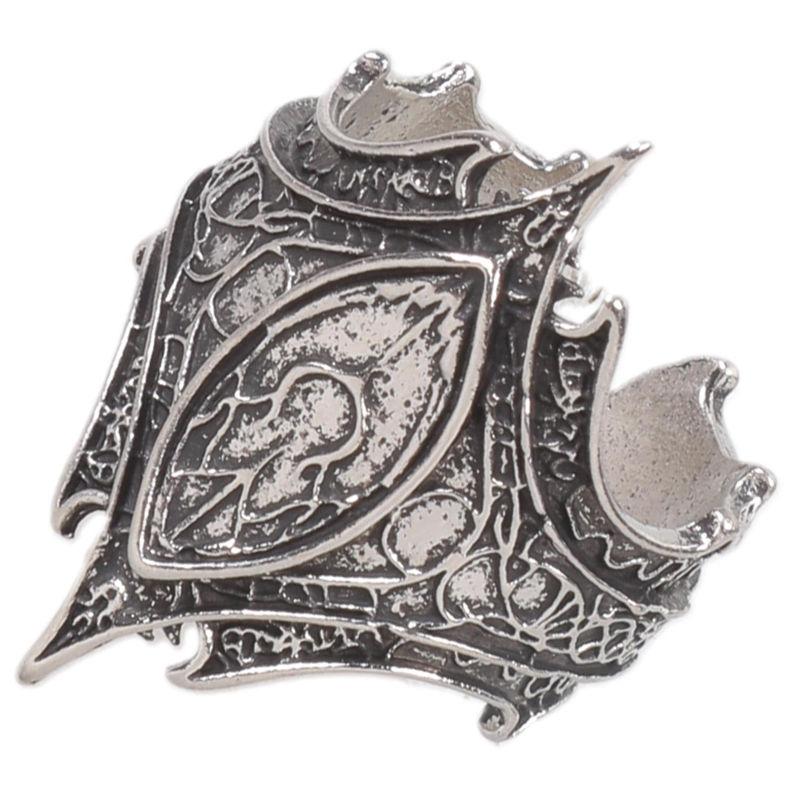 

Modern Gothic Inspired Adjustable Band Intricate Relief Pattern Alloy Metal Jewelry Perfect For Casual Event