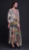 Phagun Elephant Animal Beach Kaftan Bikini Cover Up Womena    S Maxi Dress Long