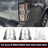 For Isuzu D MAX D-MAX DMAX - Carbonfiber/chrome/black Car Rear Back Lamp Taillight Covers Protector Trim Accessories