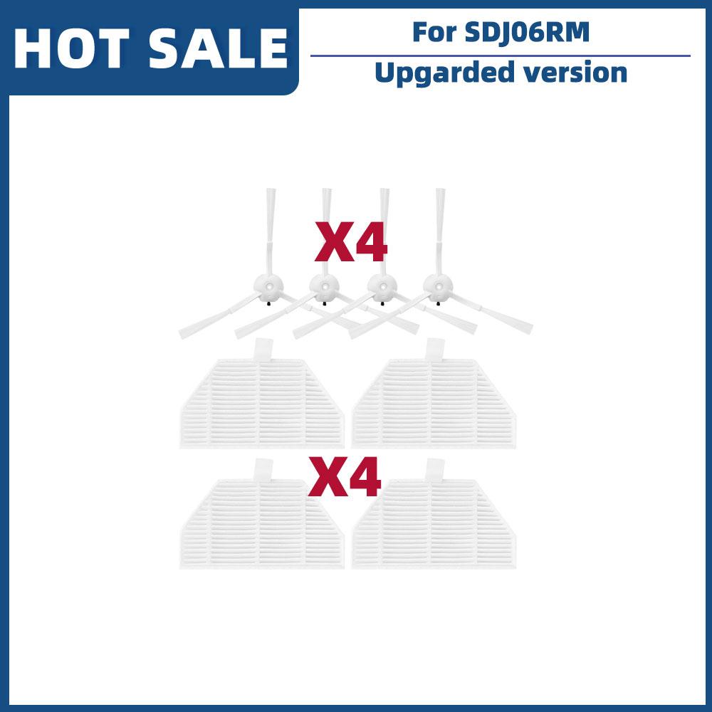 Dla Xiaomi Roidmi EVA Samoczyszczący Opróżniający Robot Odkurzający SDJ06RM Części Zamienne Akcesoria Szczotka Boczna Filtr Hepa Mop Worek na Kurz