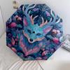 Colorful Animals  Pattern, Automatic Folding Umbrella, Portable and Foldable Design, 8 Ribs, a Christmas or Birthday Gift.