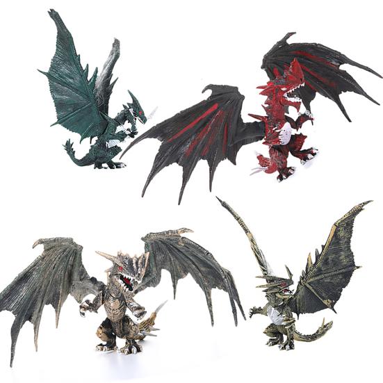 Simulation Plastic Cement Dinosaur Flying Dragon Model Children Gift for Kids