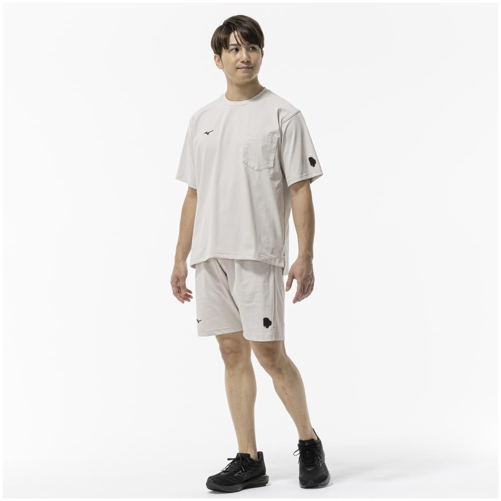 MIZUNO Release Point 12JADT52 M Size Silver Birch Baseball/Softball T-Shirt