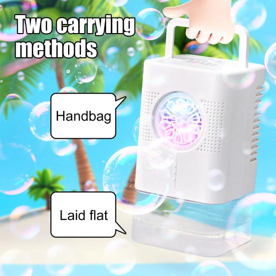 Electric Bubble Machine Powerful Automatic Bubble Maker One-Click Operation Bubble Blower Children's Gift for Fun And Parties