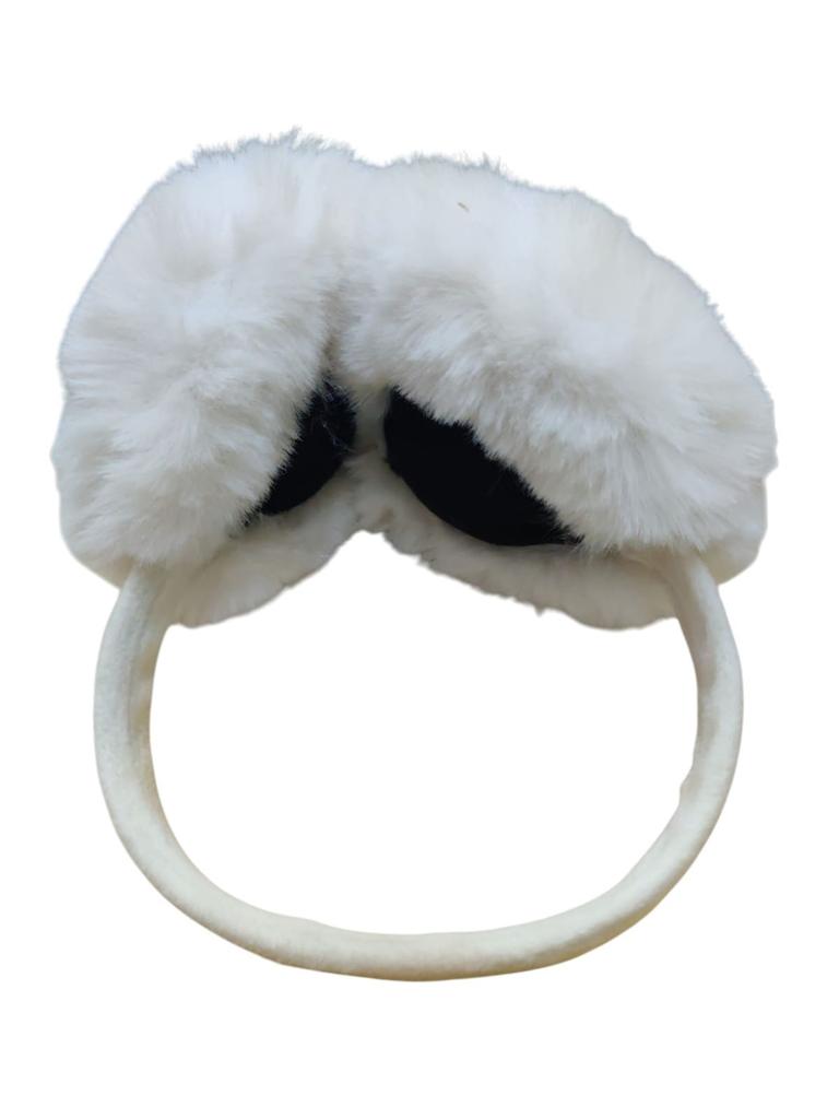 @ Girls Winter Adjustable Knitted Faux Fur Plush Earmuffs Warmers 80Gm Zr-7079-60%Off
